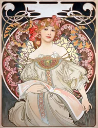Poster by Alphonse Mucha